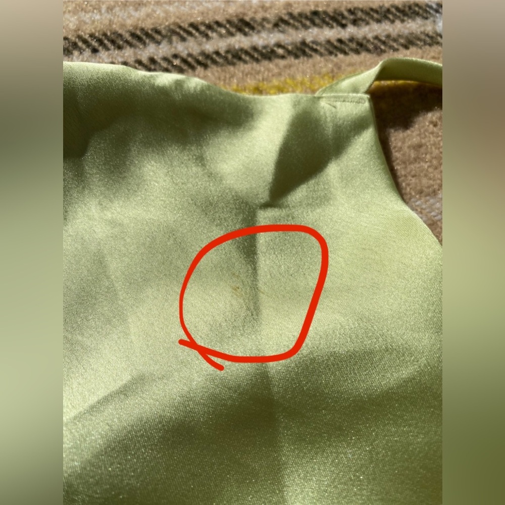 NWT Hollister Silky Green Slip Dress Strappy - Picture 5 of 5